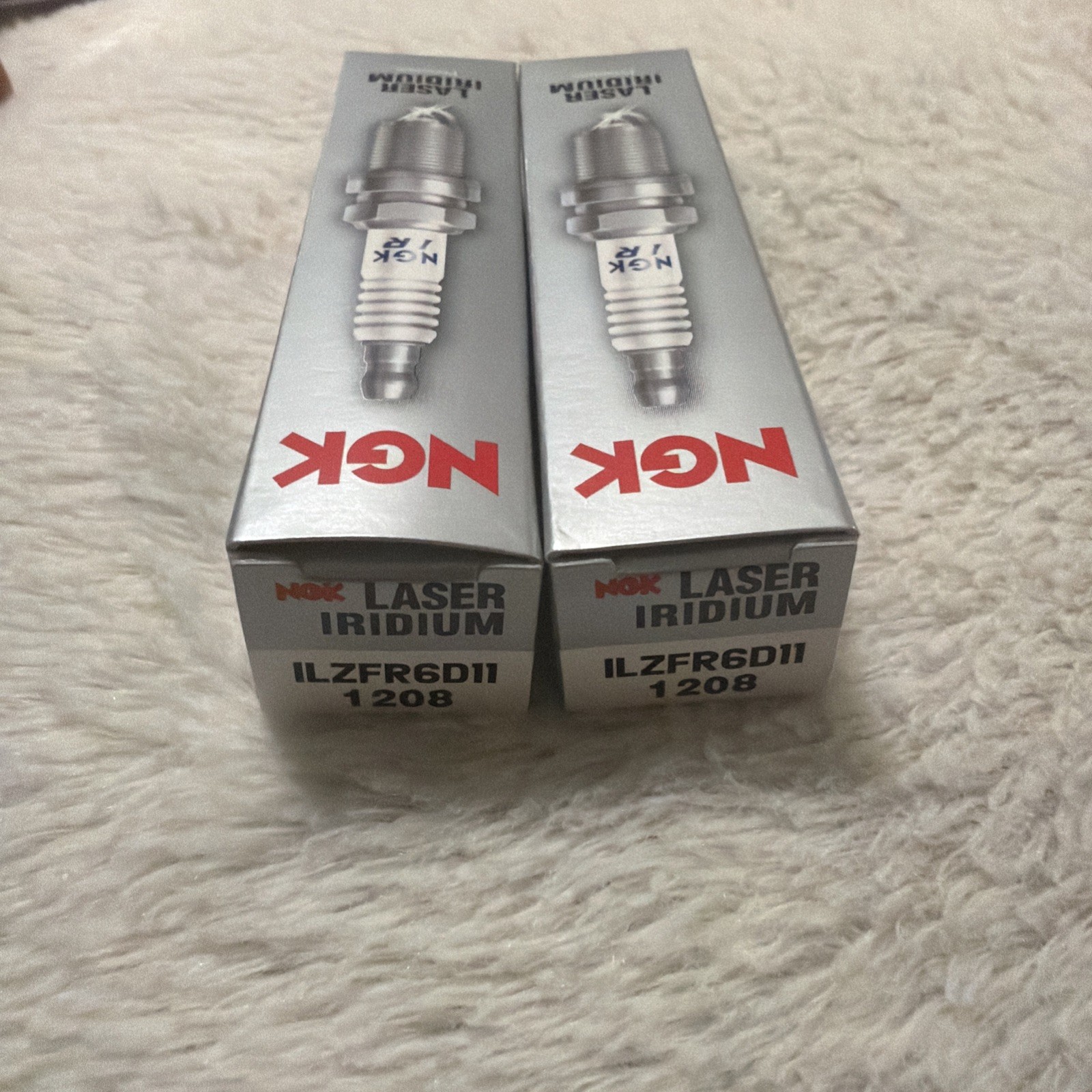  Qty.2pcs .Spark Plug-Laser Iridium NGK 1208