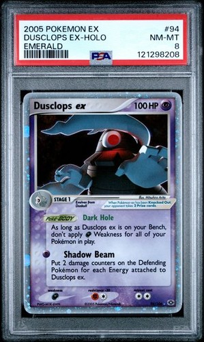 Dusclops ex graded PSA 8 for sale on eBay