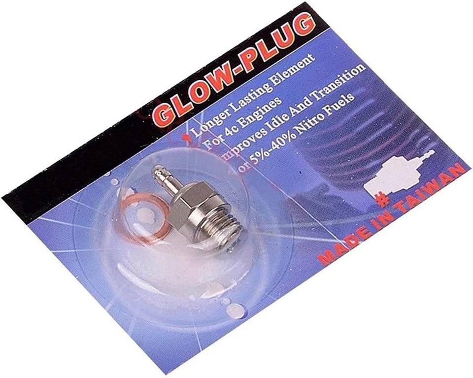 2PCS ShareGoo Spark Glow Plug No.3 N3 Hot 70117 Compatible with Traxxas...  - Image 4 of 4