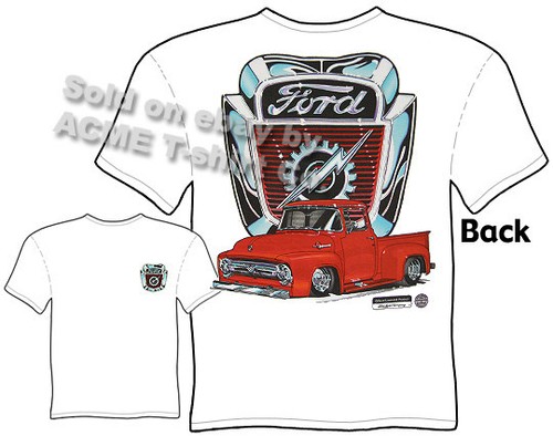 54 55 56 F100 Pickup Truck Tee Shirts 