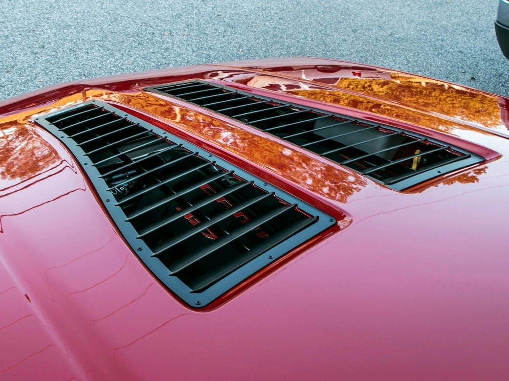 1985 1990 Camaro Z28 IROC Z IROC Trackspec Vented Heat Extractor Hood Louvers