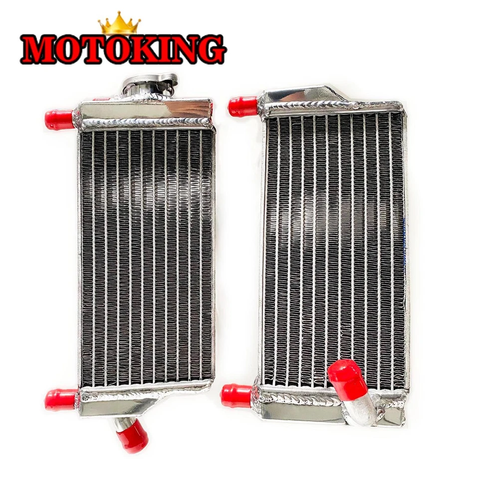 Radiador completo de aluminio para Honda CR250R CR 250R CR250 R 1992-1996 1995 1994 1993 Foto 3 de 4