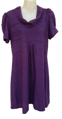 jessica howard missy cocktail dress Jessica Howard Missy Cocktail Dress/White And Purple Florals/Knee  Length/Size 16