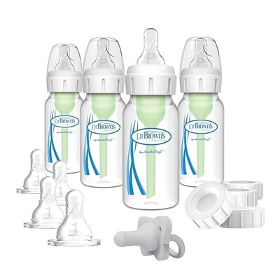 Dr. Brown's Natural Flow Anti-Colic Options+ Narrow Breast to Bottle Feeding Set