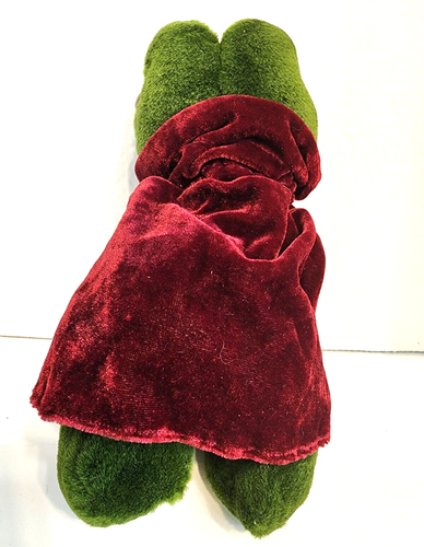 TY Beanie Baby da collezione vintage 1993 King the Frog snodato 10" - Foto 2 di 4