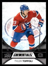 2021-22 Upper Deck Credentials #22 Tyler Toffoli
