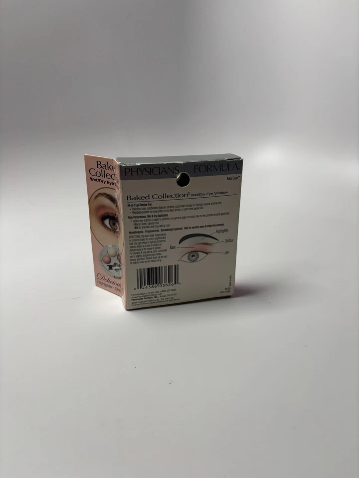 PHYSICIANS FORMULA Baked Collection Eye Shadow 3826 BAKED SUGAR .07 oz original - Image 2 of 2