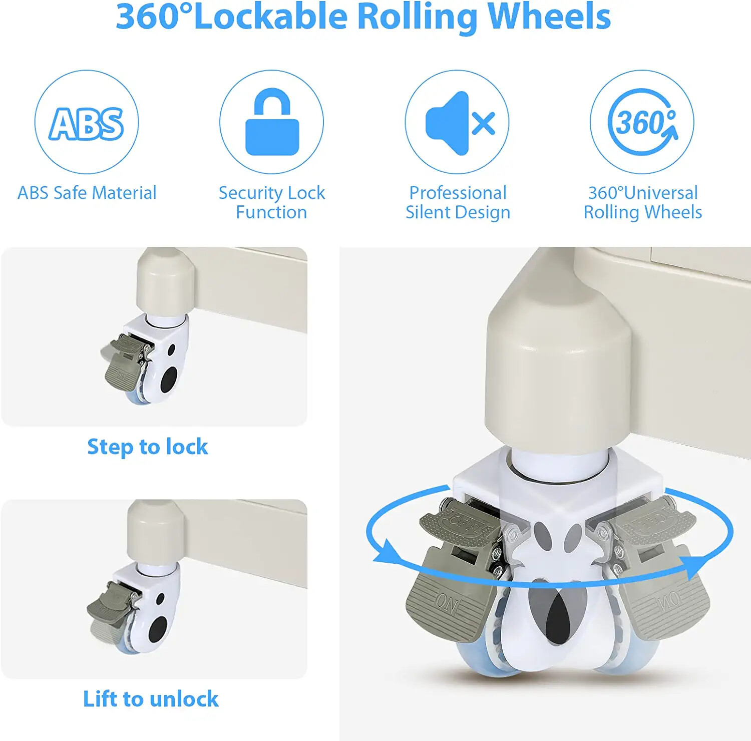 Mobile Ultrasound Cart for Ultrasound Imaging Scanner Hospital Medical