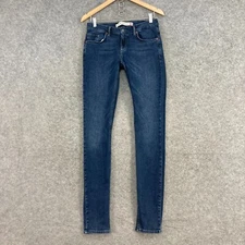 Peak Performance Jeans Womens 29 Blue Low Rise Skinny 29x34 Sweden Denim 22302