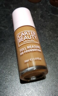 Carter Beauty Full Measure HD Foundation. Colour Pecan Pie 30ml Glasflasche Neu