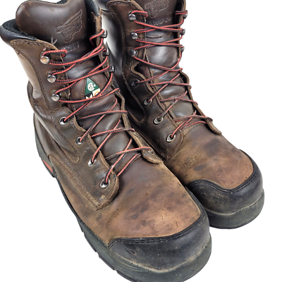 Red Wing King Toe Work Boots Mens 13D Waterproof Brown Leather Safety 3516 Toe Men main image 2