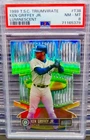 ✨1999 STADIUM CLUB TRIUMVIRATE ⚾️Ken Griffey Jr Luminescent Refractor #T3B PSA 8