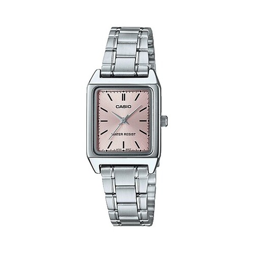 Casio Heren klassiek analoog MQ24-9B zwart hars quartz horloge met beige wijzerplaat