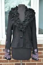 Tarsiani Milano Women Coat Jacket Size Us 8/eur 42 New/wtags $ 280