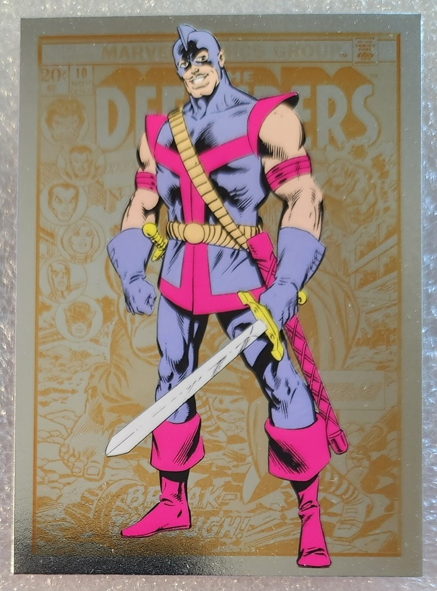 全2枚セット スケッチカード Rittenhouse Marvel 7 SWORDSMAN 2014 Rittenhouse Marvel Universe AVENGERS