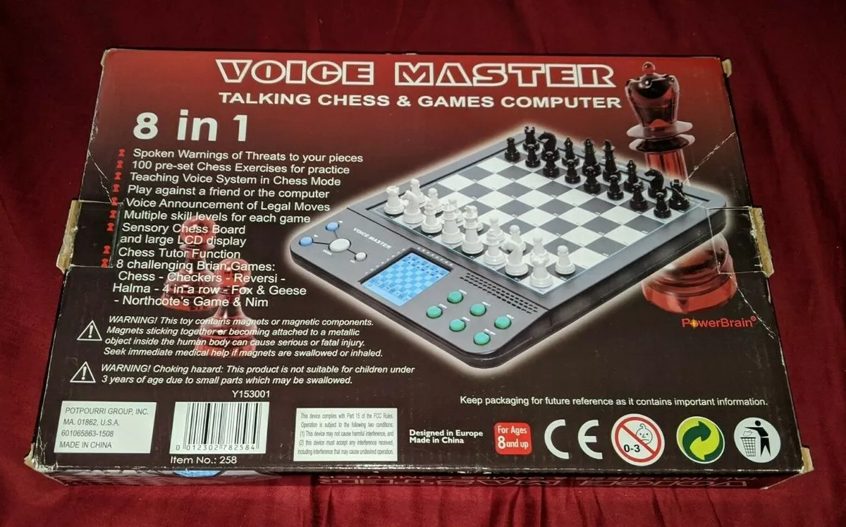 Talking Chess andamp; Games Playing andamp; Training Computer 8-in-1 by Voice Master WORKS eBay