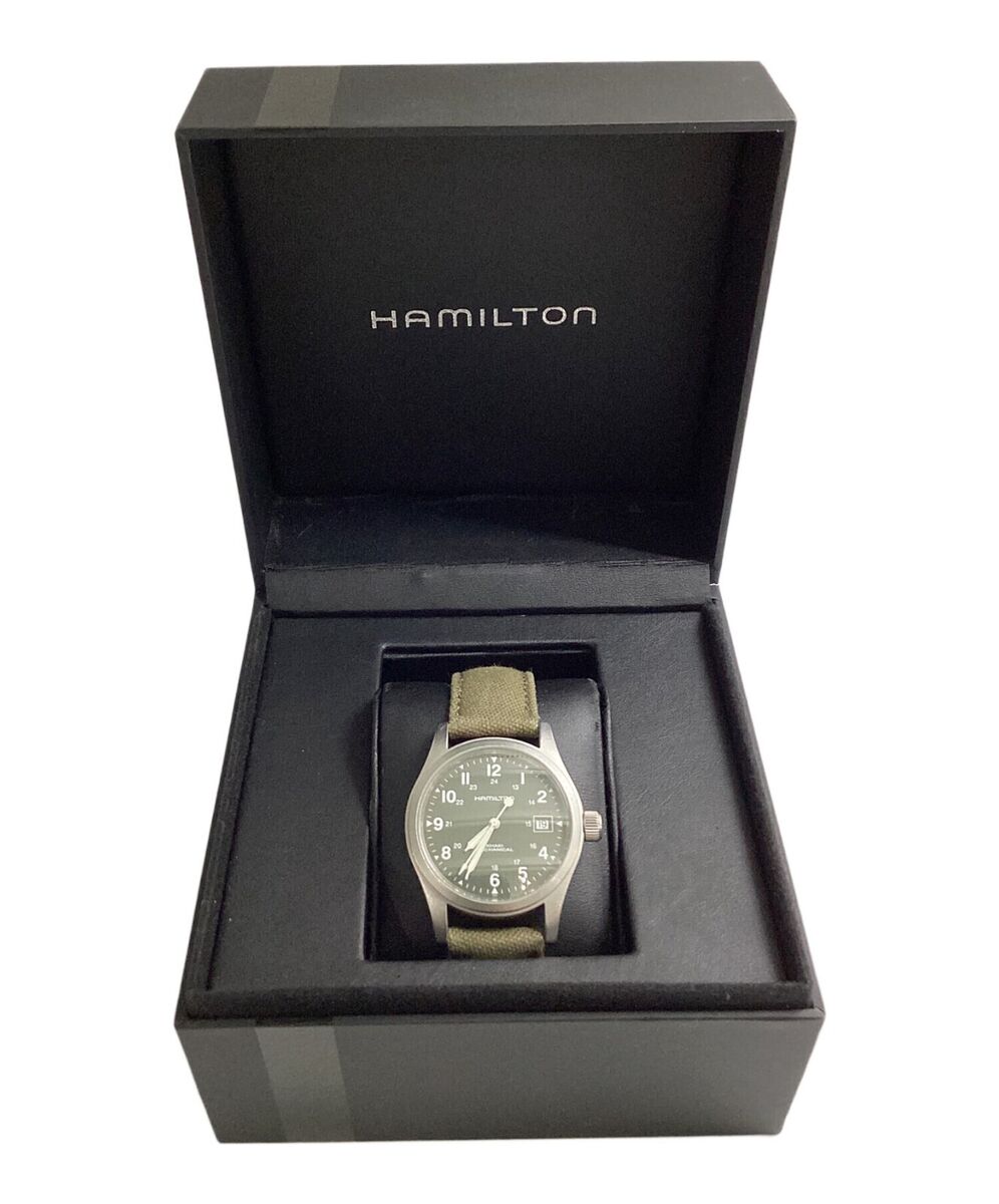 Hamilton Khaki Field H694190 Hand Winding Men's Watch From Hamilton Khaki Field H694190 Hand Winding Men's Watch From