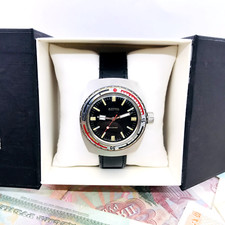 🤿 Rare Vostok Amphibia Noir 2209 Vostok Barrel URSS 1970 SU Diver Service 🛠