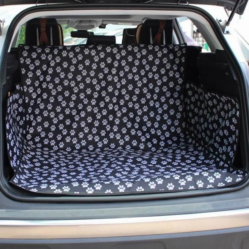 Tapis de coffre de voiture antidérapant et imperméable avec sangles réglables