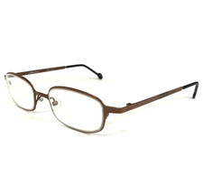 Vintage la Eyeworks Eyeglasses Frames FULLY 553 Brown Rectangular 45-18-125