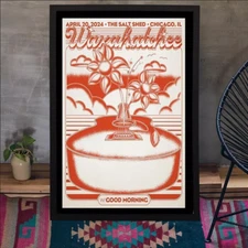 Waxahatchee April 20, 2024 The Salt Shed Chicago, IL Poster Unframed Home Decor