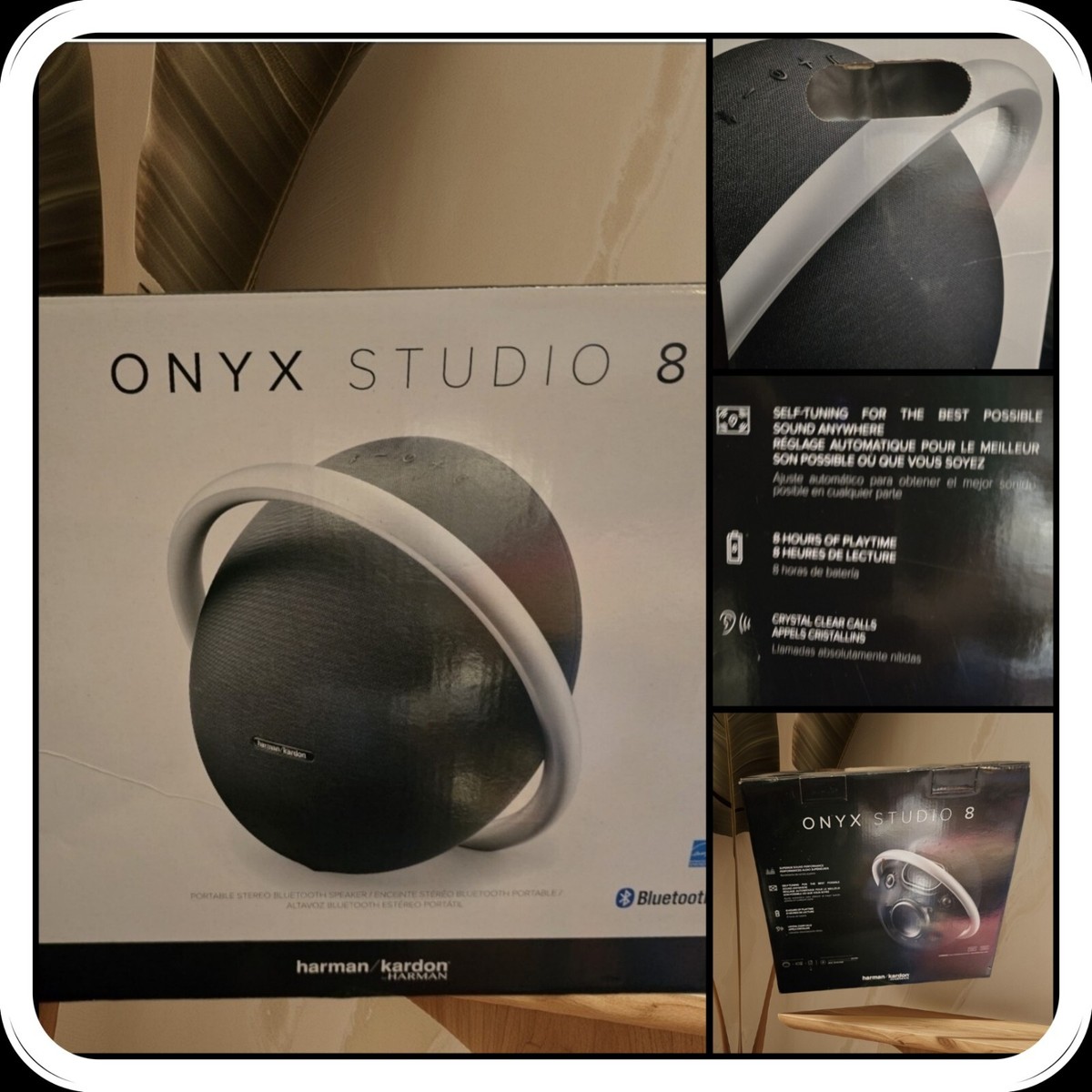 NEW Harman Kardon Onyx Studio 8 Portable Speaker - Black