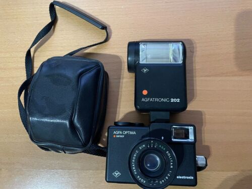 Agfa Optima 535 Excellent Condition! Agfatronic 202 Flash and Case Included!-