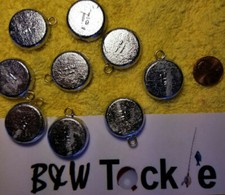 50 PCS ROUND FLAT COIN RIVER SINKERS 1-1/2 OZ  ~Free Shipping~