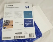 HP Premium Glossy Photo Paper About 100 Sheets 10mil Q6562A 8.5"x11"