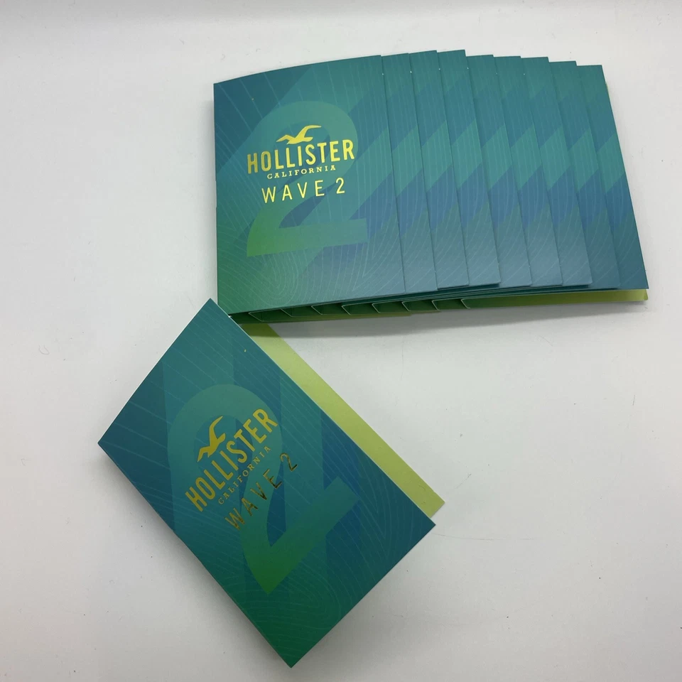 Hollister California Wave 2 spray 10x 0,06 OZ muestra frascos de viaje para él Foto 4 de 4