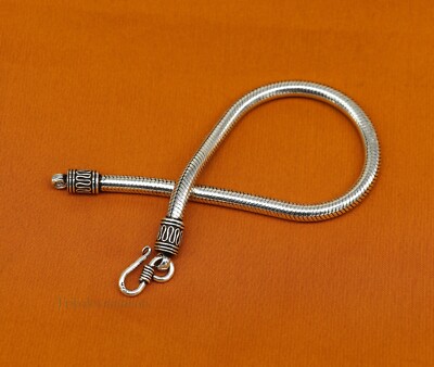 4.5 mm 925 sterling silver Amazing vintage style snake chain