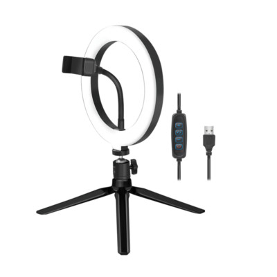 Ringlicht +  Stativ Ringleuchte Ringlight Selfie Ring LED Ø20cm Handy Smartphone