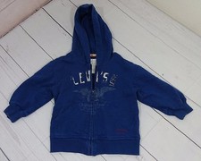Levi's Boys Blue Zip Up Sweatshirt with Hood