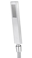 "Sanibel 3001 Design Stabhandbrause Eckform 1/2\" Duschkopf Brausekopf Handbrause"
