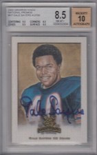 2002 Donruss Gridiron Kings National Promo 1/150 Gale Sayers Auto 10 HOF  Bears
