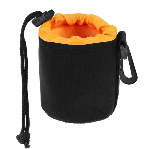2X S-XL Naranja Neopreno Suave DSLR Cámara Lente Bolsa Almacenamiento Cubierta Estuche EE. UU. - Imagen 12 de 25