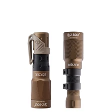 Z-BOLT® LED Weapon Light & Hand Carry, Free Thyrm LPC Clip (18350 - FDE & Black)