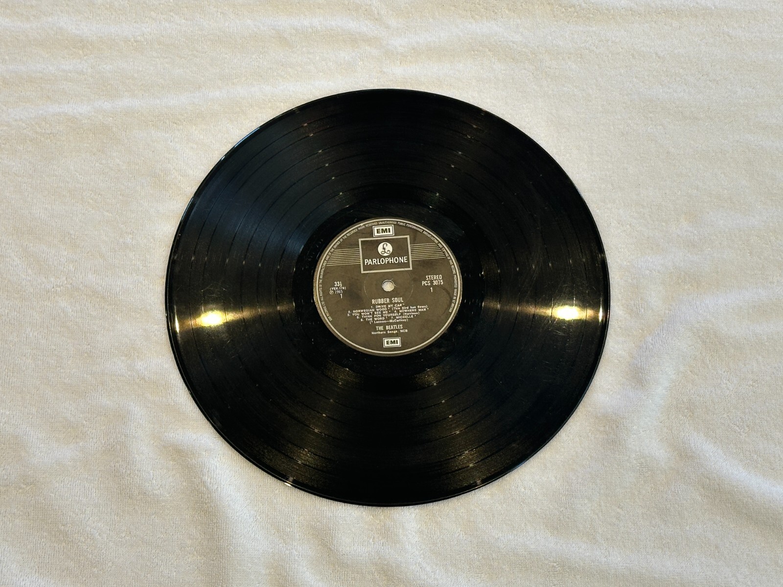 Beatles Rubber Soul PCS 3075, YEX 178 5, YEX 179 3 Excellent