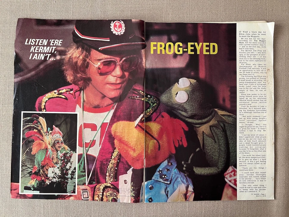 Vintage television - "Australian TV Week" May 78 The Babys Elton John Sullivans - Image 3 of 4