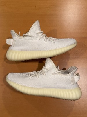 Size 7 - adidas Yeezy Boost 350 V2 Cream Triple White CP9366 Sneaker Shoes