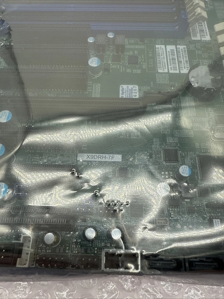 Supermicro X9DRH-7F Dual LGA2011 Motherboard, Extended ATX - No i/o shield  New - Image 2 of 3