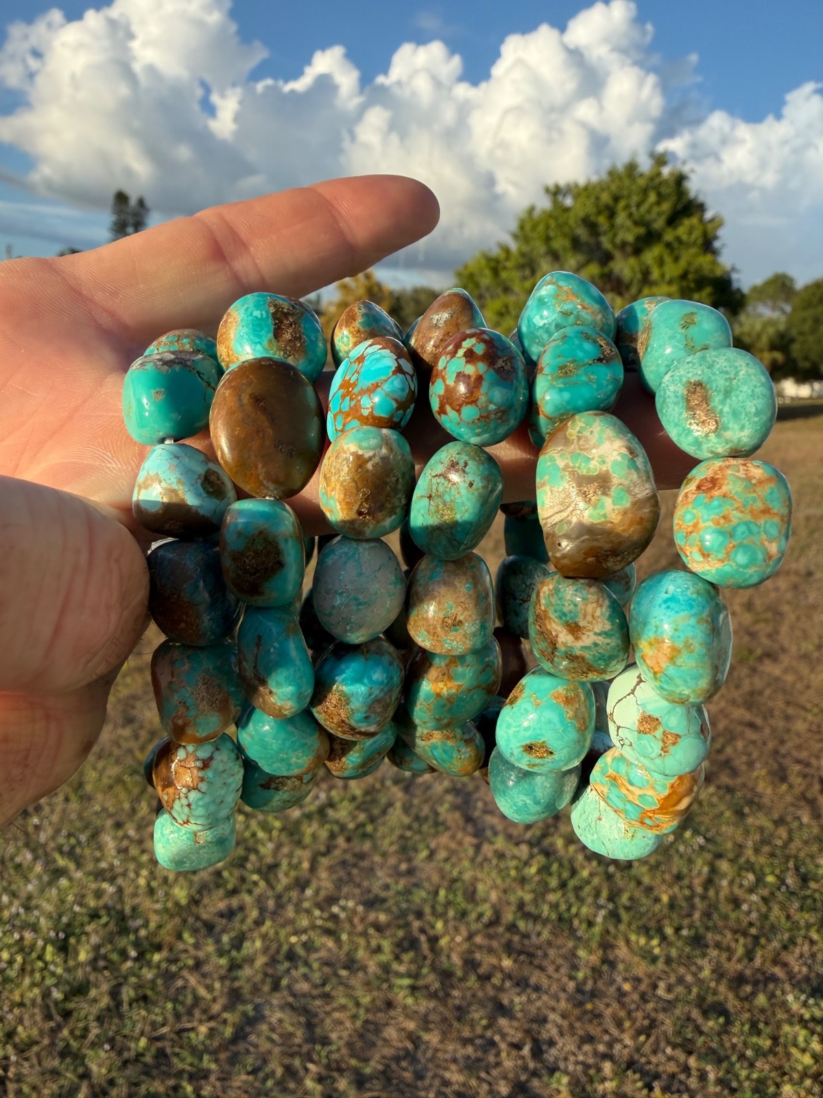 Number Eight Mine (Nevada) Turquoise Bracelet