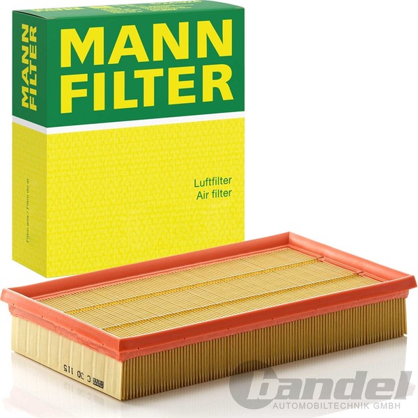Mann Luftfilter Filtereinsatz Passend FüR Jaguar S-TYPE Xf Xj-image