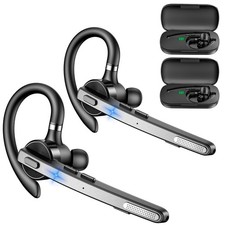 2 Pack Bluetooth Headset V5.1 72H Talktime Wi...