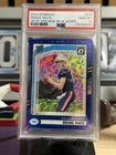 2024 Panini Donruss Drake Maye #379 Optic Preview Blue Scope PSA 10 PATRIOTS