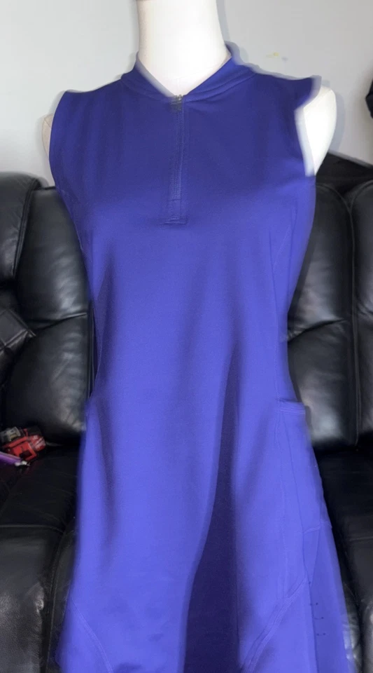 Zella Womens  Small Black Strength Performance Court Tennis Latercut Dress NWOT - Image 2 of 4