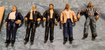 S.H.Figuarts ボム Lot 5 Jaxxs Wrestling Figures Paul Bearer , Bischoff, Paul Heyman