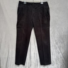 Lee Performance Series Pants Mens 34x32 Black Extreme Comfort Chino Stretch