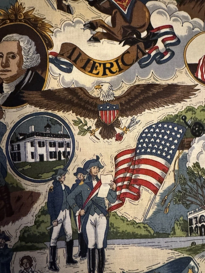 Robert Kaufman Patriotic Fabric DT 1454 44" x 341" Quilting New Americana USA - Image 3 of 4