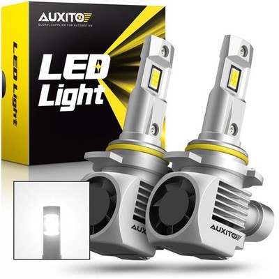 AUXITO HIR2 9012 LED Headlight Bulbs Conversion Kit High Low Beam White CAN 2/4X